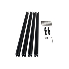 4PCS Black 2020 V-Slot Aluminum Extrusion For CNC 3D Printer 300-1000mm