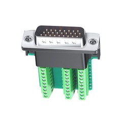 1* DB26 Male Adapter To PCB Terminal Signals Module Board Connector 26Pin