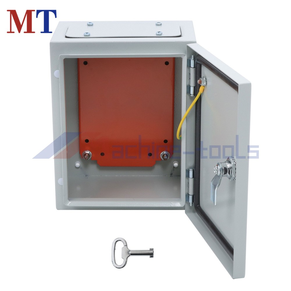 Electrical Enclosure Box 10″ x 8″ x 6” IP65 Waterproof NEMA 4X Carbon Steel