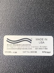 Electro Standards QuickSwitch 4186 Fiber Optic SC Duplex A/B/C Switch