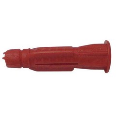Wall Anchor, 1-1/4″ L, Plastic, Not Rated Tension Strength, 100 PK Manufacturer