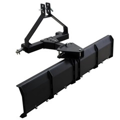 3-Point Rear Grading Blade for CAT0 & CAT1 Tractor, 52″ Width Heavy Duty Steel