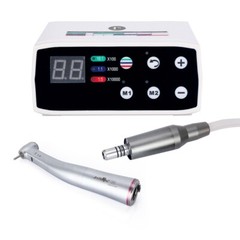 Dental Brushless LED Electric Micro Motor+ 1:5 Increasing Fiber Optic Handpiece
