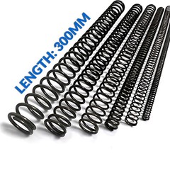 Compression Spring Steel 0.3mm – 4mm Wire Dia Pressure Coil Springs Length 300mm