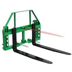 4000lbs Pallet Fork Frame W/ 48″ Blades Attach for Skid Steer Tractor Heavy