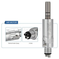 ASKEADNT Dental Slow Low Speed Handpiece Air Motor Micromotor 4 Holes