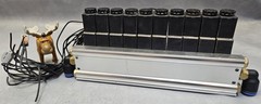 Lot of 10 4V210-08 Pneumatic Solenoid Valves 0.15-0.8MPa 24V on AirTac Manifold