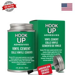 Vinyl Cement – Waterproof Pool Liner Repair Glue for Vinyl & PVC, Fast-Drying…