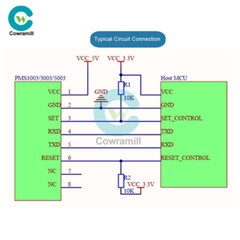 PMS9103M PM2.5 Laser Dust Particle Sensor Module Gas Air Quality Detection