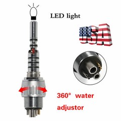 Fit KaVo MULTIflex LUX LED Style Dental Handpiece Coupling Coupler 6 Pin 6 Hole