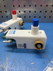 (2)Dema 633 Blend Center Single Station Dispensers – Red & Blue Button -No Hose