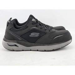 Skechers Work Arch Fit SR Tred Men 11 Black Composite Toe Slip Resistant – Good