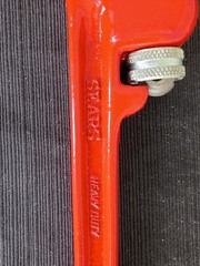 Vintage NOS SEARS 10″ Heavy Duty Pipe Wrench (30851) Made In Spain