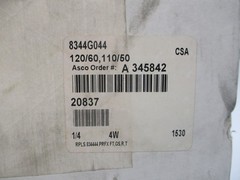 ASCO 8344G044 110/120V 1/4″ NSFS