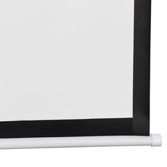 120” Projector Screen Diagonal TV Screen Manual Matte HD Movie Theater 1:1