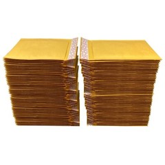 UOFFICE 100 Kraft Bubble Mailers 6.5×10″ #0 Self-Seal Padded Envelopes