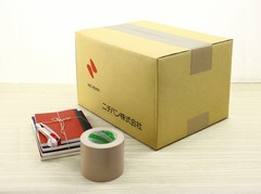 NICHIBAN Cloth Tape, 100mm x 25m Roll, 102N7-100, Yellow Earth