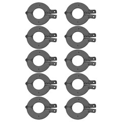 10X Bucket Pin Shim Kits 45mm For Excavator Skid Steer 3mm Thickness Detachable