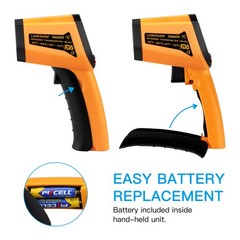 Kitchen Infrared Thermometer 50c To 400c58f To 752f Digital Laser Infrared The