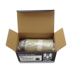100 Pack – 220 Grit 5 Inch Discs On a Roll PSA Gold Sticky Back DA Sanding Paper