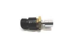 Eaton 3/8″-24 Female to M14-1.5 Male Brass Adapter [Lot of 3] NOS