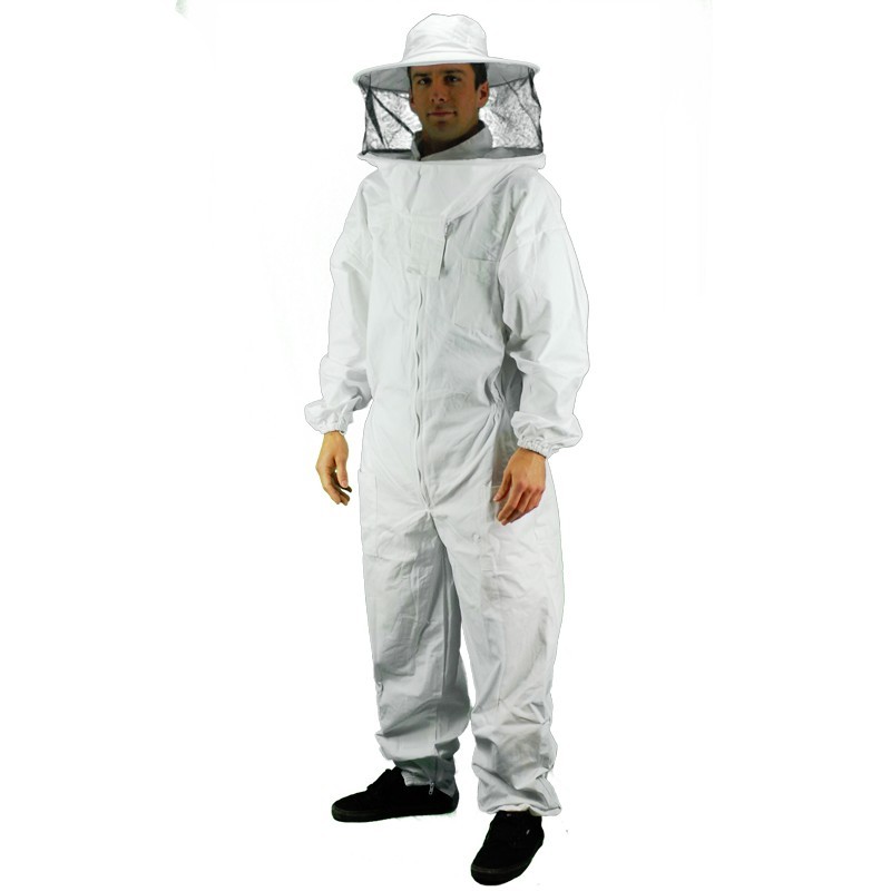 Eco -Keeper Premium beekeeping Suit Round hood veil-(Bee Suit)- 3X Large