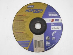 Norton 66252917880 Depressed Center Cup Grinding Wheel, T27, 7×1/4×7/8, CA/ZA