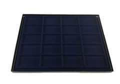 Riker Display Case 12 x 16 x 3/4″ with Flocked Trays for Jewelry, Coins, & More
