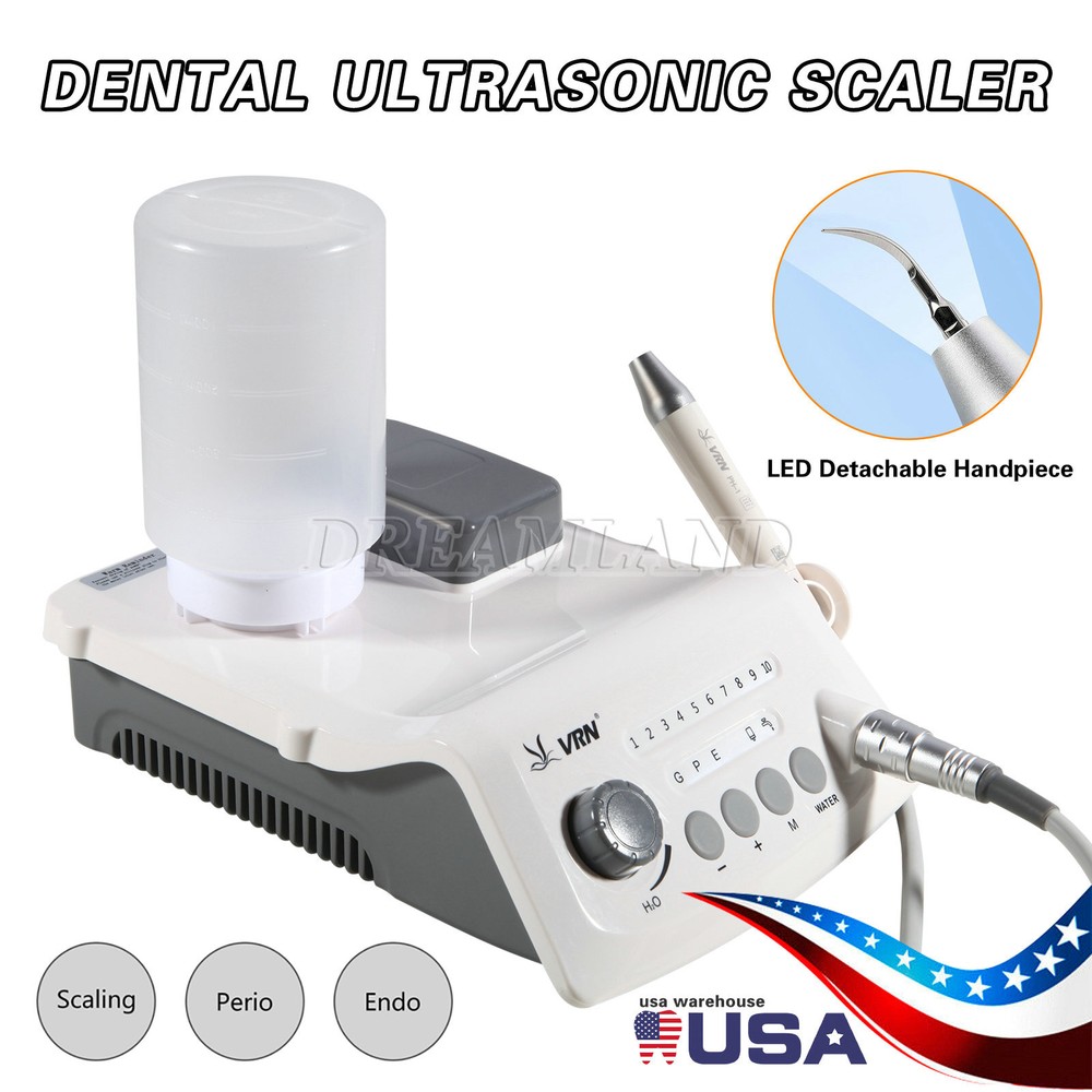 LED Dental Ultrasonic Piezo Scaler Handpiece Bottles For EMS
