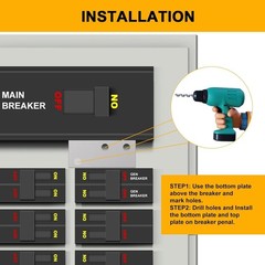Professional Generator Interlock Kit with 1 3/8 Inch Spacing Easy Installation