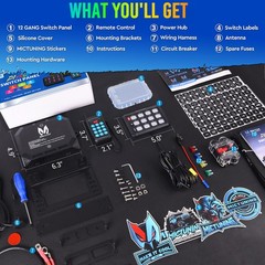 P1Y Switch Panel APP / Wireless Control LED Multifunctional Circuit Relay System