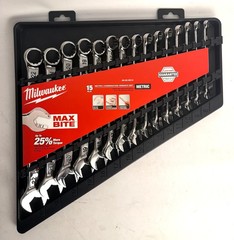 15pc Combination Wrench Set – Metric