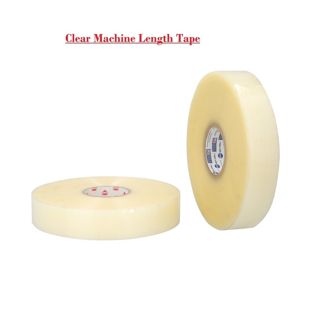 Clear Machine Length Carton Sealing Box Shipping Tape Select: Mil | Size | Qty