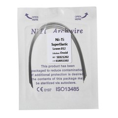 Dental Ortho Super Elastic Niti Round Arch Wire Ovoid 012-020upper/lower all