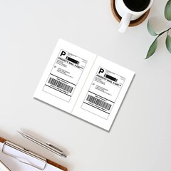 Shipping Labels with Self Adhesive, Square Corner, for Laser & Inkjet Printer…
