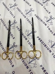 AESCULAP SCISSORS BC271B METZENBAUM 180mm 7” NOIR DUROTIP CURVED 4 PIECES