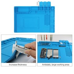 Magnetic Heat Silicone Pad Desk Mat Soldering Repair For BGA