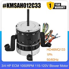 NEW Carrier HVAC Blower Motor HD46MQ133 3/4HP 50/60Hz 115-120V 48FR 1050RPM 1Ph