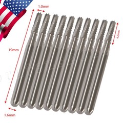 Dental Carbide Burs FG557 Friction Grip Straight Fissure Tungsten Carbides