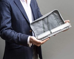 Leantravel Pill Case Organizer For Travel Passport Wallet Color Grey Size Extra