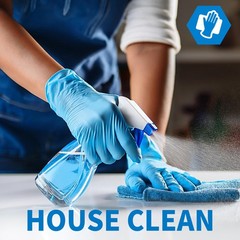 Medguy Powder-Free Nitrile Exam Gloves, 4 Mil, 100 Pcs Large, Large (Blue)
