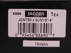 NEW NMTB50 JACOBS 1/2 ID SOLID END MILL TOOL HOLDER .5 JCNT50XSLN1/2″-4″