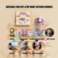 Wall-Mounted Acrylic Display Case for Funko Pop, Floating Display Shelves Wal…