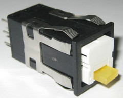 Honeywell AML 20 Yellow LED Push ON/OFF SPDT Micro Switch – 125 V AC/DC – 100 mA