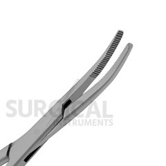 BLUE – 6 Pcs Kelly Hemostat Forceps 5.5″ Curved Surgical Dental German Grade
