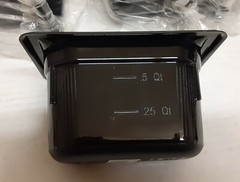 1 case (6 ea) Vollrath 8094420 Super Pan 1/9 Size Black Food Buffet Catering Pan