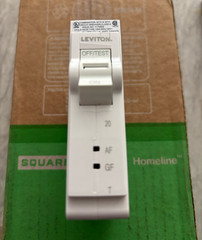 Leviton LB120-DFT 20A 1-Pole 120V Dual Function AFCI/GFCI Breaker White