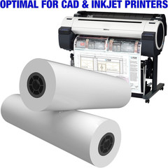 Alliance Wide Format Paper CAD Bond Rolls (20Lb | 2 Rolls, 36 in X 300 Ft | 2″ C