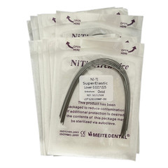 Dental Orthodontic Arch Wire Super Elastic Niti Round Rectangular Ovoid Form
