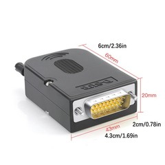 1* DB26 Male Adapter To PCB Terminal Signals Module Board Connector 26Pin